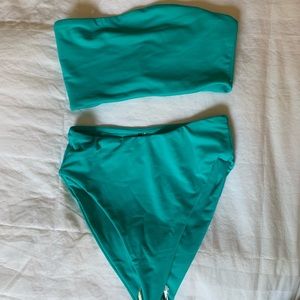 Fashion Nova Beach Vixen Bikini Set Teal